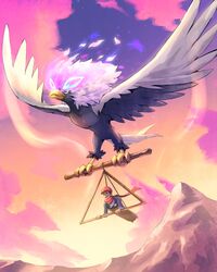 hisuian braviary from pokemon by kelvin-trainerk