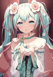 hatsune miku from magical mirai (vocaloid)