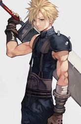cloud strife from final fantasy by yoshio (55level)
