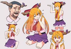 ibuki suika from cookie (touhou) by ohasi