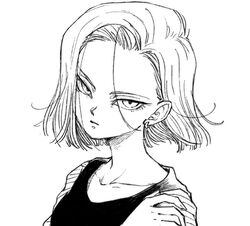 android 18 from dragon ball by tkgsize