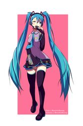hatsune miku from vocaloid