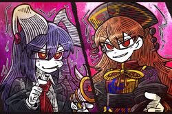 junko (touhou) from legacy of lunatic kingdom by suenari (peace)