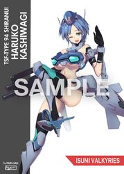 kashiwagi haruko from frame arms girl by makishima azusa
