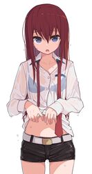 makise kurisu from steins;gate by kahlua (artist)