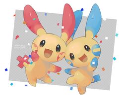 minun from pokemon by kikuyoshi (tracco)