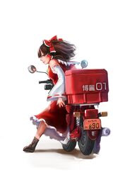 hakurei reimu from touhou