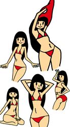girl (rhythm heaven) from minna no rhythm tengoku by duckssu