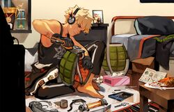 bakugou katsuki from boku no hero academia by velocesmells