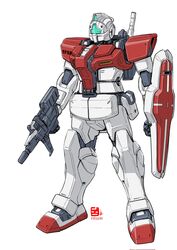 gm (mobile suit) from gundam by pravin rao santheran