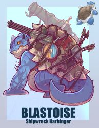 blastoise from monster hunter (series) by lluisabadias