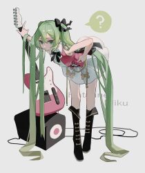 hatsune miku from vocaloid