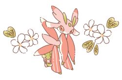 fomantis from pokemon by satsumapotato