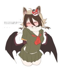 hilgendorf's tube-nose bat (kemono friends) from kemono friends