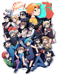 demon hipster chicks from scott pilgrim (series) by warambling