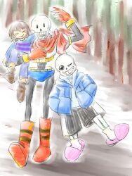 frisk (undertale) from undertale by tiss coo