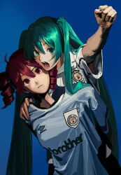 hatsune miku from manchester city fc by 111papilio