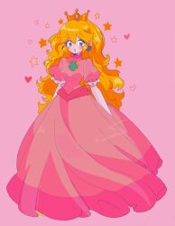 princess peach from super mario bros. by meowwniz