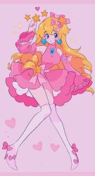 princess peach from super mario bros. by meowwniz