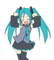 hatsune miku from vocaloid by shizuku-mahoroba