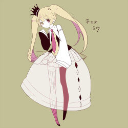hatsune miku from vocaloid by pekikokko