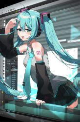 hatsune miku from vocaloid