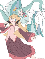 hatsune miku from super mario bros. by talentlesshuman