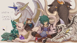 crystal beast amber mammoth from yu-gi-oh! by moiko