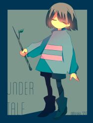 frisk (undertale) from undertale by ichika012