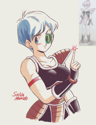 bulma from dragon ball by salvamakoto