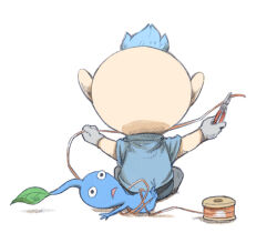 alph (pikmin) from pikmin (series) by naru (wish field)