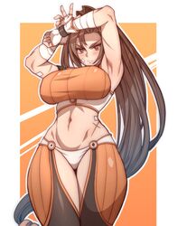 fighter from dungeon and fighter by carcass (artist)