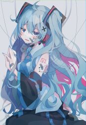 hatsune miku from vocaloid