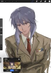 kusanagi motoko from ghost in the shell