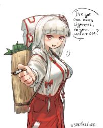 fujiwara no mokou from touhou