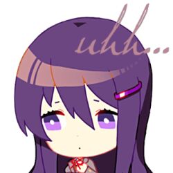 yuri (doki doki literature club) from doki doki literature club