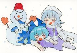 cirno from touhou by pppppks
