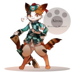 felyne from monster hunter (series) by hide448