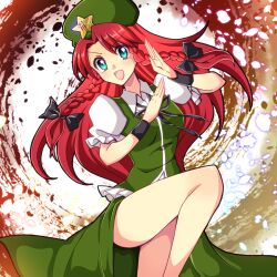 hong meiling from touhou by no (yuki)