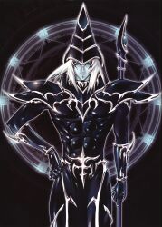 dark magician from yu-gi-oh! by takahashi kazuki