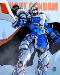 knight gundam from gundam by moyan