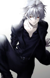 nagisa kaworu from neon genesis evangelion by 11kkr
