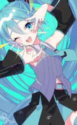 hatsune miku from vocaloid
