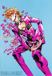 giorno giovanna from jojo no kimyou na bouken by araki hirohiko