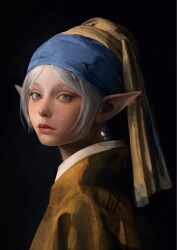 frieren from girl with a pearl earring by ame929
