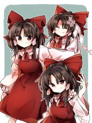hakurei reimu from embodiment of scarlet devil