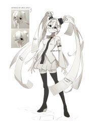 hatsune miku from vocaloid by rhymewithray