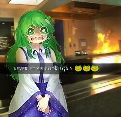 kochiya sanae from touhou