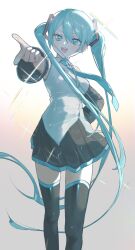 hatsune miku from vocaloid