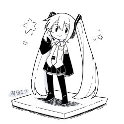 hatsune miku from vocaloid by newbear